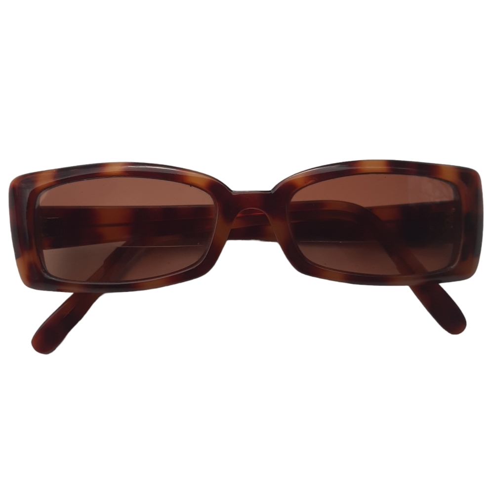 Diane Von Furstenberg Rectangle Tortoiseshell Eye… - image 1